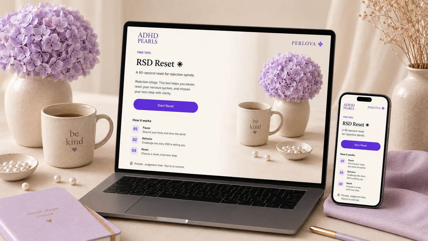 Free RSD Reset tool for rejection sensitive dysphoria