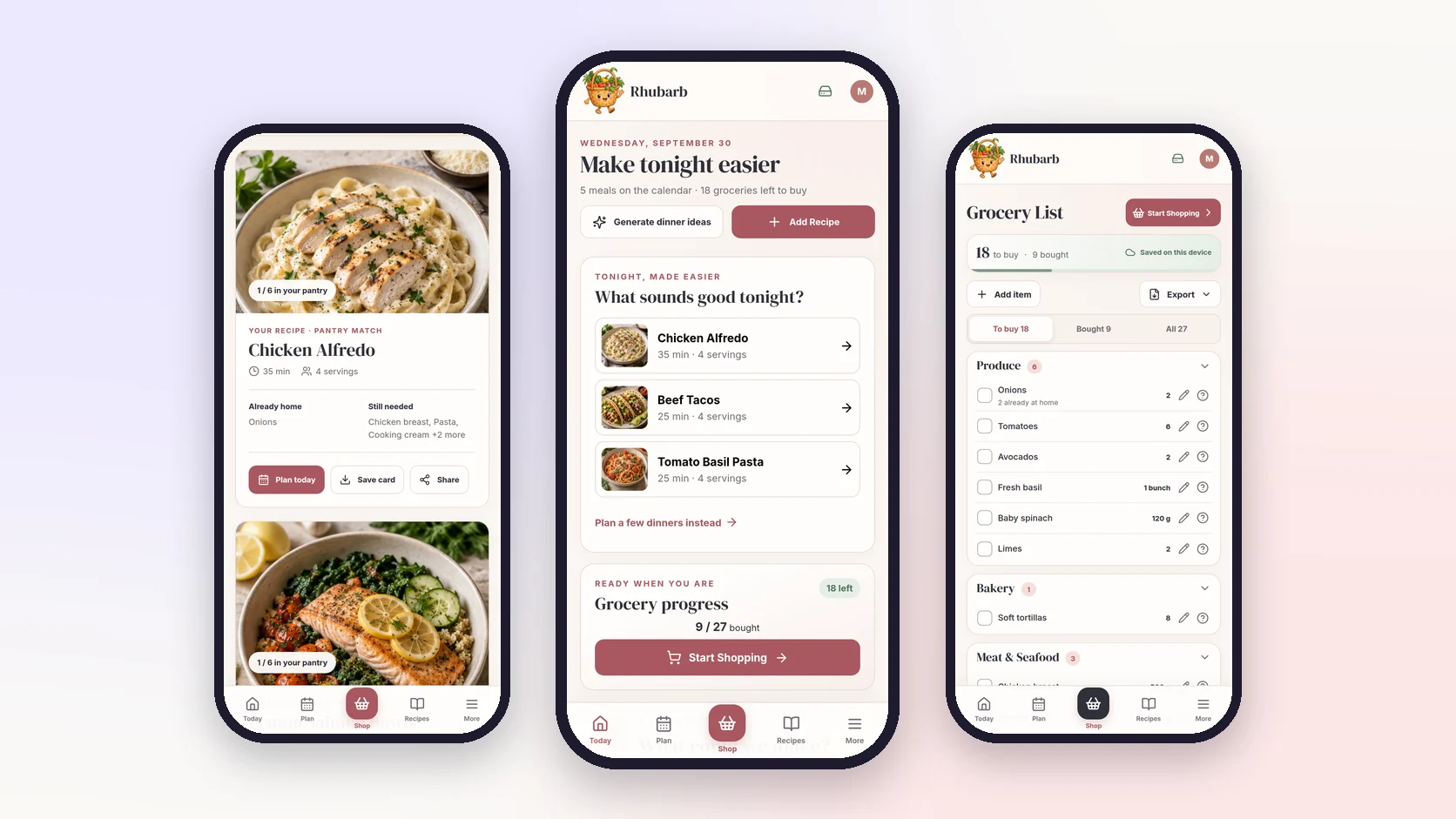Meal Planner App — for people who hate meal planning